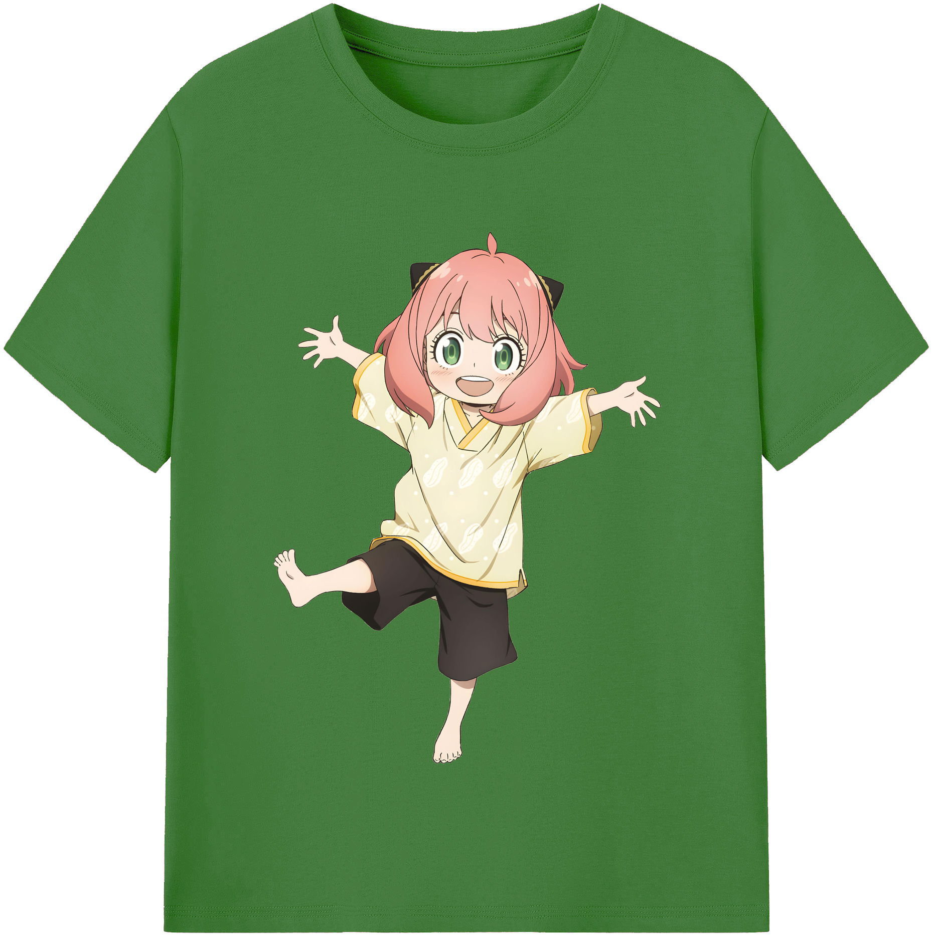 （画像用） SPY×FAMILY间谍家家酒 レディースカジュアルプリントTシャツ（綿100％）